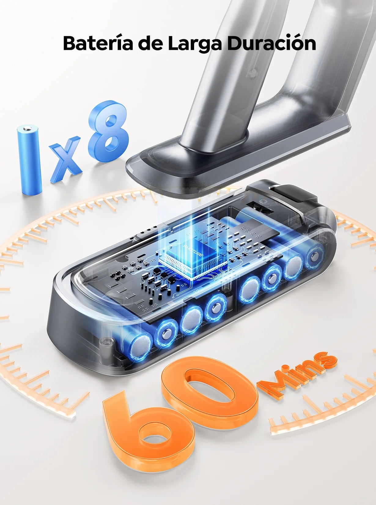 BUTURE VC90 600W 65KPA Suction Power Cordless Vacuum Cleaner Handheld smart Home appliance Removable Battery Mite removal brush