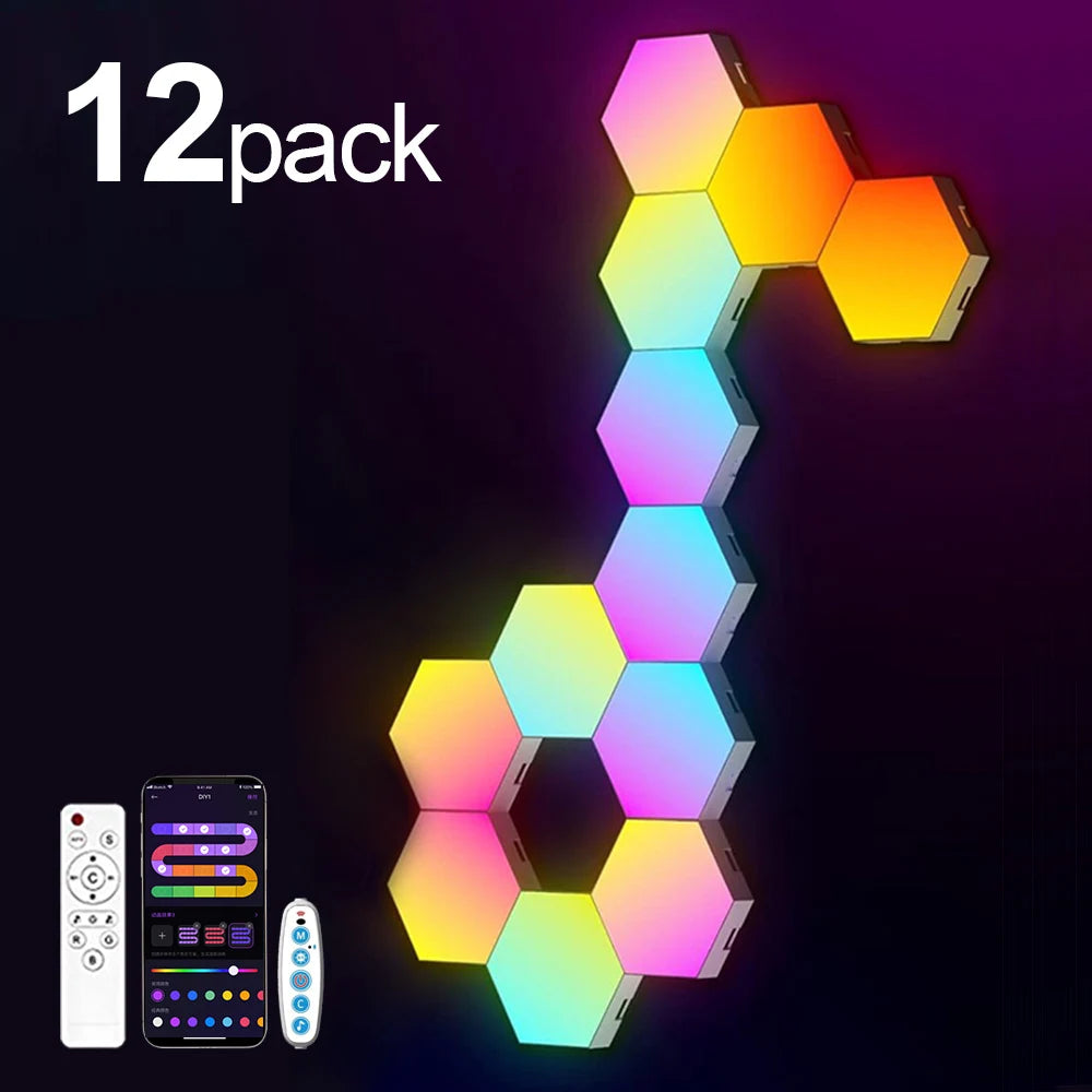 Luz LED RGB Hexagonal