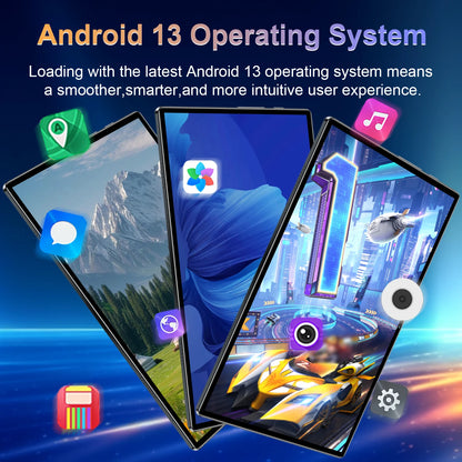 Android Tablet 13 10.36 Inch Google Play 14 Core Dual Cameras SIM 5G Tablet Pc Bluetooth 16GB + 1TB ROM