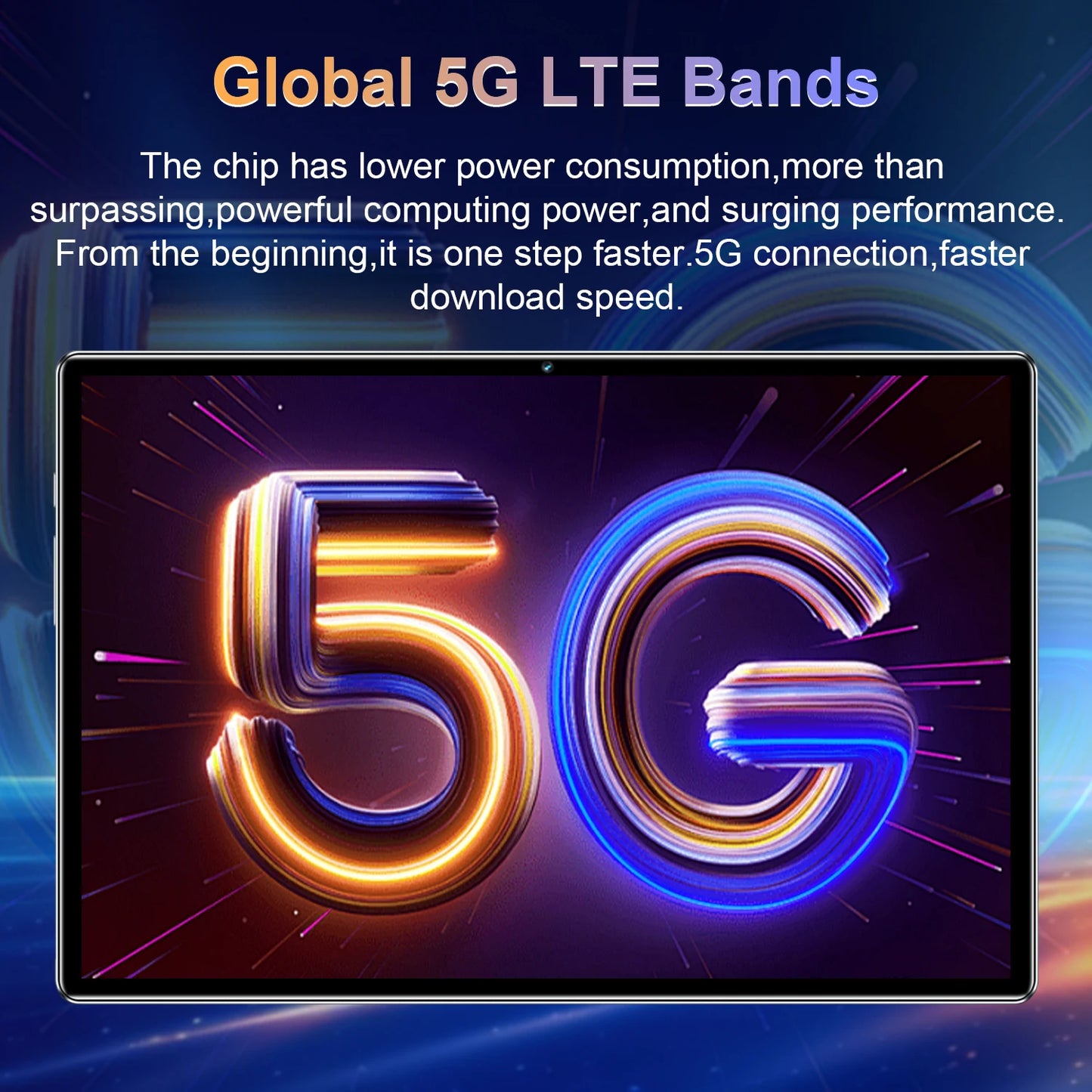 Android Tablet 13 10.36 Inch Google Play 14 Core Dual Cameras SIM 5G Tablet Pc Bluetooth 16GB + 1TB ROM