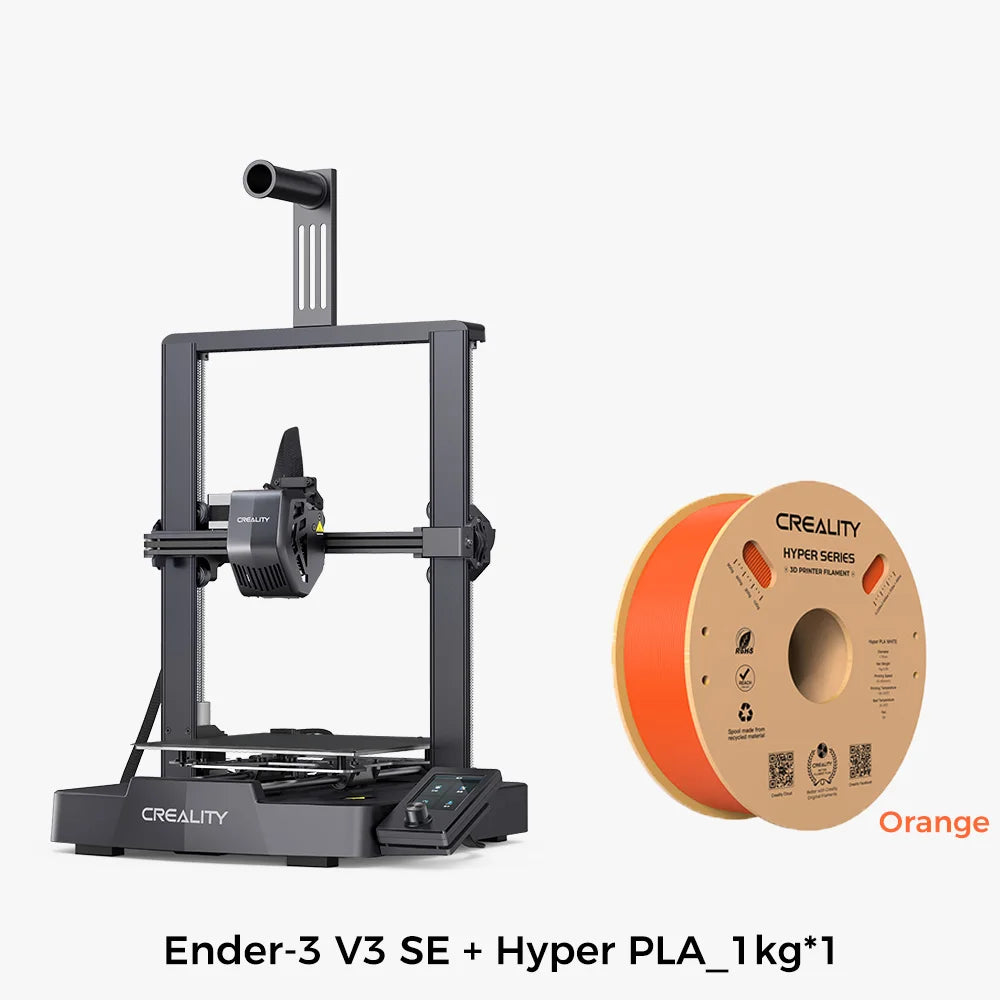 Creality 3D Ender-3 V3 SE Printer Sprite Direct Extrusion 250mm/S Faster Printing Speed Dual Z-Axis IU Display CR Touch Y Optica
