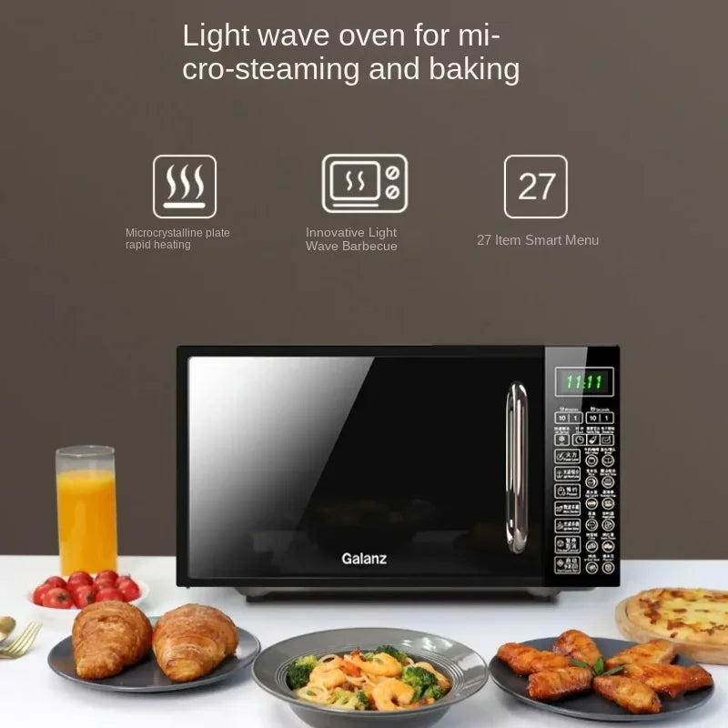 Compact Flatbed Convection Oven with Steam and Grill Functions, Versatile Cooking Device, HighSpeed Convection Oven