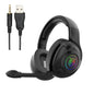 Wireless Headset Gaming Hear Sounds to Discern Location Headset2.4GUltra-Long Life Battery Low Latency