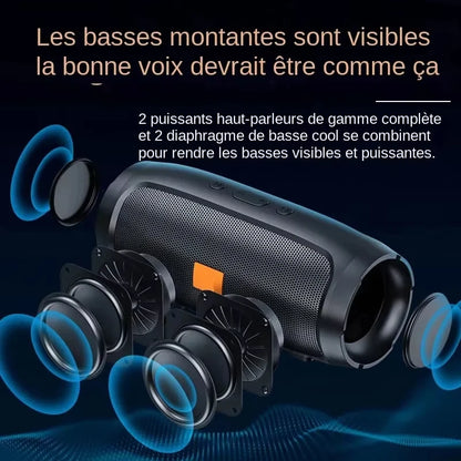 2025NEW XIAOMI Portable Bluetooth Speaker Wireless High Fidelity Surround Sound Box Outdoor Waterproof Camping Party Loudspeaker