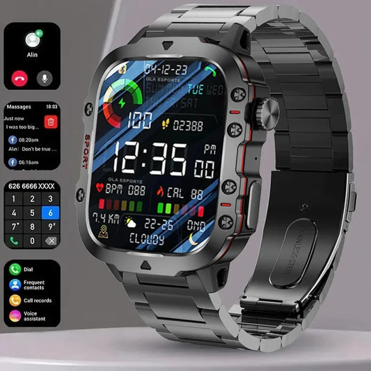 Ola-Sport Smartwatch Militar multifuncion