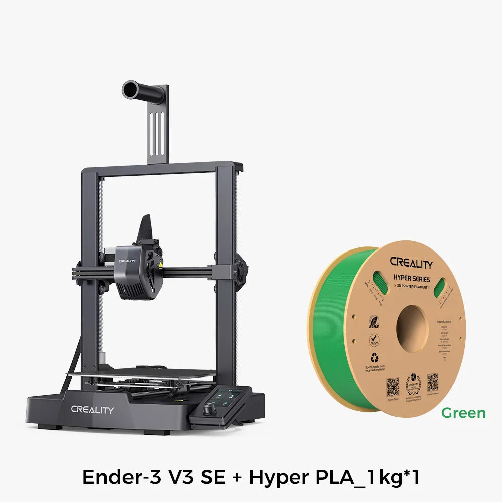 Creality 3D Ender-3 V3 SE Printer Sprite Direct Extrusion 250mm/S Faster Printing Speed Dual Z-Axis IU Display CR Touch Y Optica
