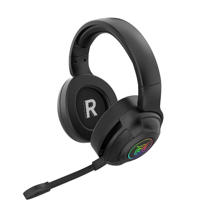 Wireless Headset Gaming Hear Sounds to Discern Location Headset2.4GUltra-Long Life Battery Low Latency