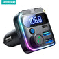JOYROOM 48W Bluetooth 5.3 Car FM Transmitter Dual Mics PD&QC 3.0 Car Fast Charging Charger Adapter U Disk Hands-Free Calling