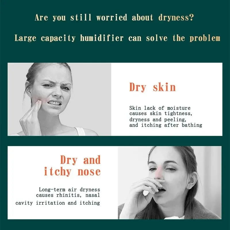 Humidificador de alta capacidad silencioso