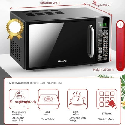 Compact Flatbed Convection Oven with Steam and Grill Functions, Versatile Cooking Device, HighSpeed Convection Oven