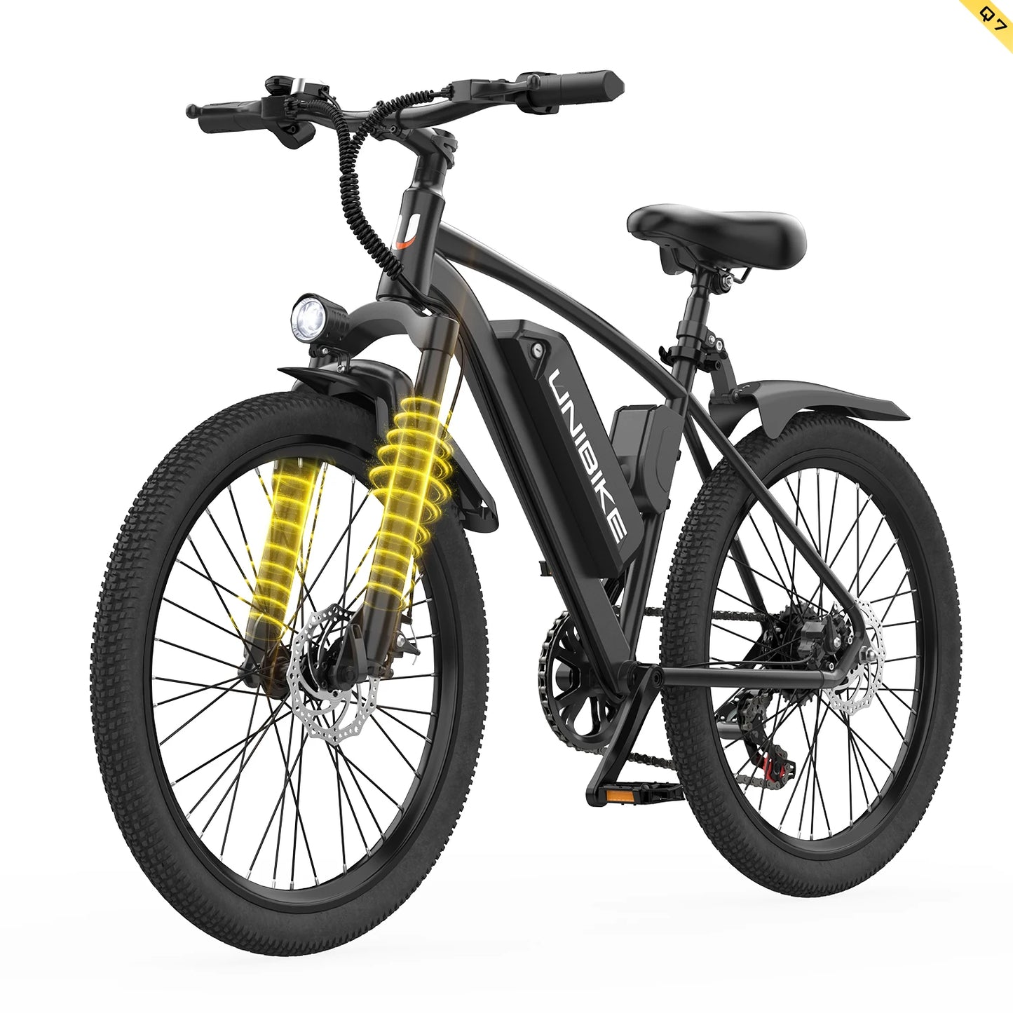 Aairsk Q7 Electric Bike 250W Powerful Motor 36V10AH Removable Lithium Battery Electric Bicycle 26*1.95 all-terrain tires E-bike