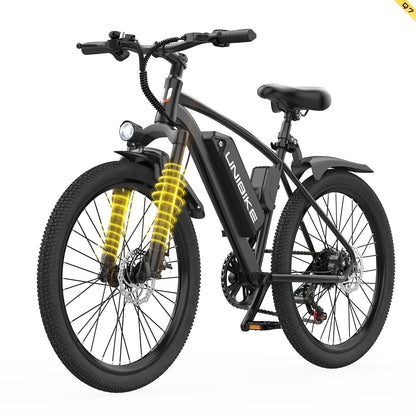 Aairsk Q7 Electric Bike 250W Powerful Motor 36V10AH Removable Lithium Battery Electric Bicycle 26*1.95 all-terrain tires E-bike