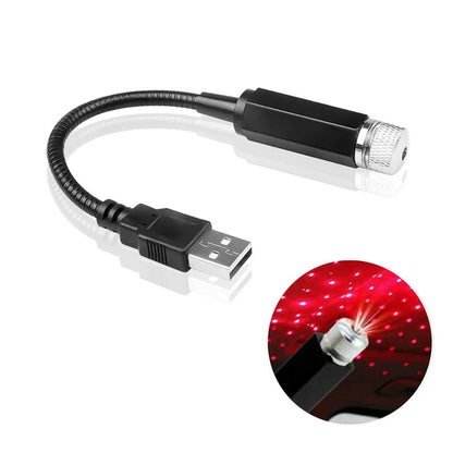 Proyector LED para techo de coche Star Night USB