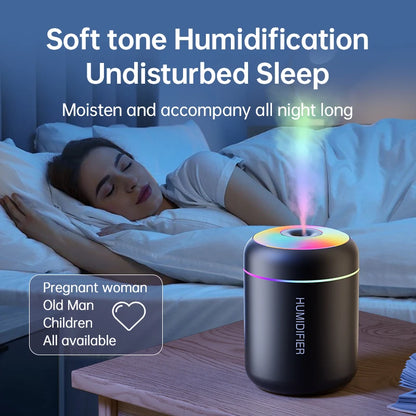 Mini Humidificador USB y luces LED