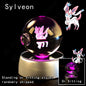 Pokemon Crystal Ball 3D Pikachu Gengar Mewtwo Night Light Lamp Pokeball 3D Glass Pokemon Crystal Ball Statue Kids Birthday Gift