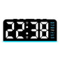 1 PCS Digital LED Alarm Clock With Date Display Dual Alarms Snooze Function Night Light 12H 24H Mode For Bedroom Desk Table