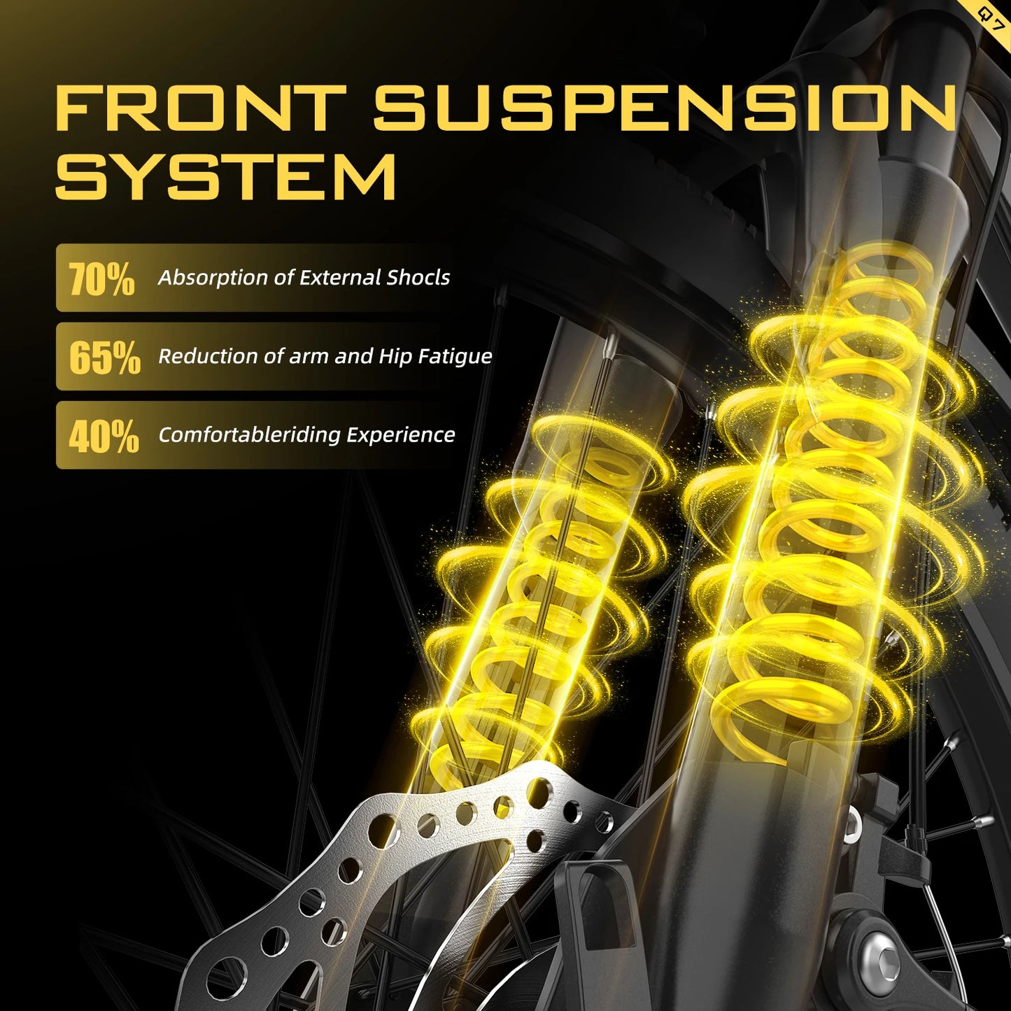 Aairsk Q7 Electric Bike 250W Powerful Motor 36V10AH Removable Lithium Battery Electric Bicycle 26*1.95 all-terrain tires E-bike