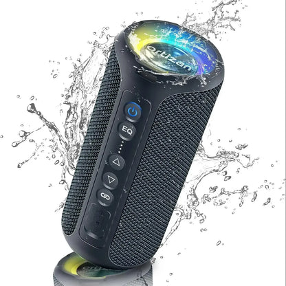 Ortizan 40W Portable Speakers Bluetooth 5.3 Bass Subwoofer Wireless IPX7 Waterproof TWS Outdoor Travel Speakers Suporrt TF/AUX