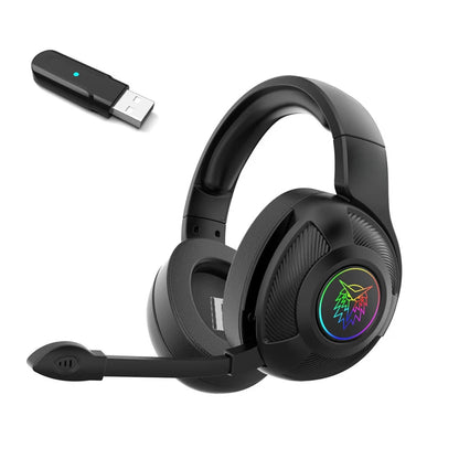 Wireless Headset Gaming Hear Sounds to Discern Location Headset2.4GUltra-Long Life Battery Low Latency