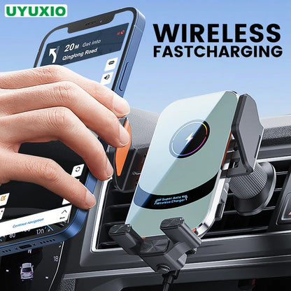 UYUXIO Cargador inalambrico para coche Iphone & samsung
