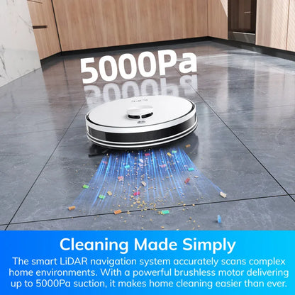 ILIFE A30 PRO 5000Pa Suction, Robot Vacuum and Mop Combo, Self emptying, 60 day capacity,  App/remote , 180 minute running time