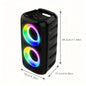 Portable Wireless HIFI Bluetooth Speaker Home Theater Sound System with Wired Mic High Definition Pure Sound U Disk TF Card AUX
