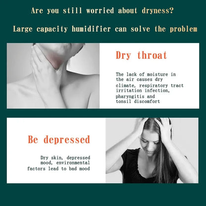 Humidificador de alta capacidad silencioso