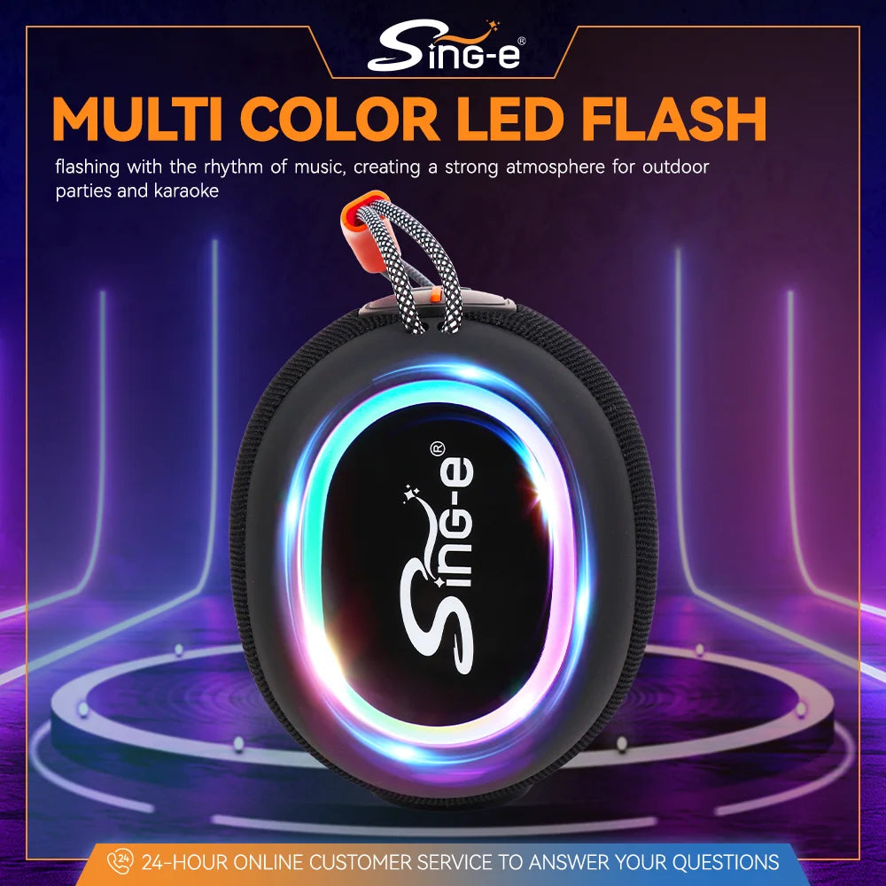 ZQS P18 Wireless Bluetooth Speaker Portable High Pitched Sound Waterproof Phone Call Function Ultra Long Battery Life Camping