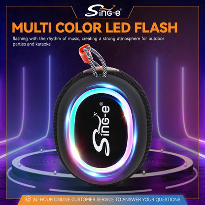 ZQS P18 Wireless Bluetooth Speaker Portable High Pitched Sound Waterproof Phone Call Function Ultra Long Battery Life Camping