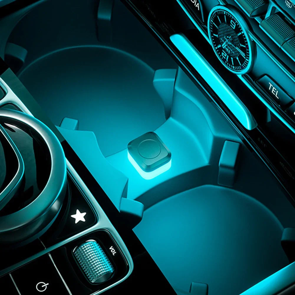 Luz ambiente LED USB para coche