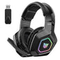 Wireless Gaming Headset 2.4GHz/BT 5.3/Wired Gaming Headphones with Mic Gamer Headphones RGB Light for PS4/PC/Laptop