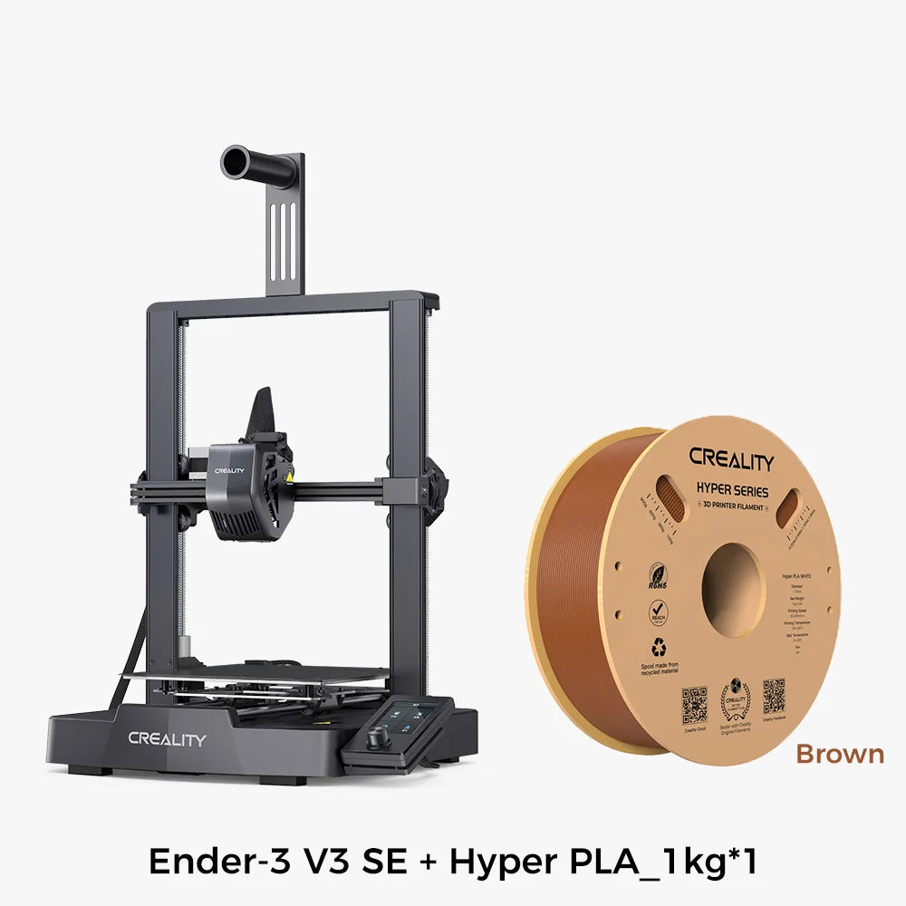 Creality 3D Ender-3 V3 SE Printer Sprite Direct Extrusion 250mm/S Faster Printing Speed Dual Z-Axis IU Display CR Touch Y Optica