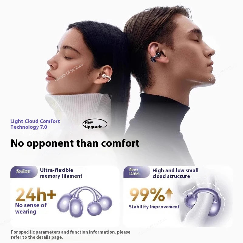 Xiaomi Upgraded Dual Bluetooth Earbuds with Berlin 9D Stereo Sound 24H Comfort Fit Noise Leak-Proof Technology IPX5 Waterproof